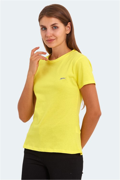 Slazenger KORNELI I Kadın T-Shirt Sarı