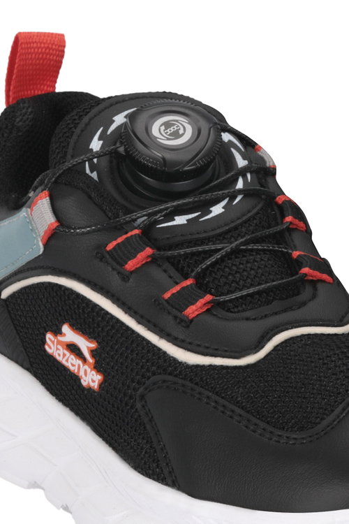 Slazenger KORTECH F Erkek Çocuk Siyah / Turuncu Günlük Spor Ayakkabısı