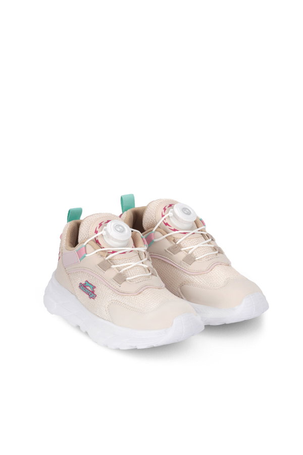 Slazenger KORTECH F Unisex Çocuk Bej Günlük Spor Ayakkabısı
