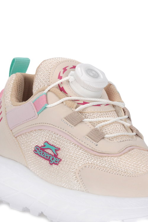 Slazenger KORTECH F Unisex Çocuk Bej Günlük Spor Ayakkabısı
