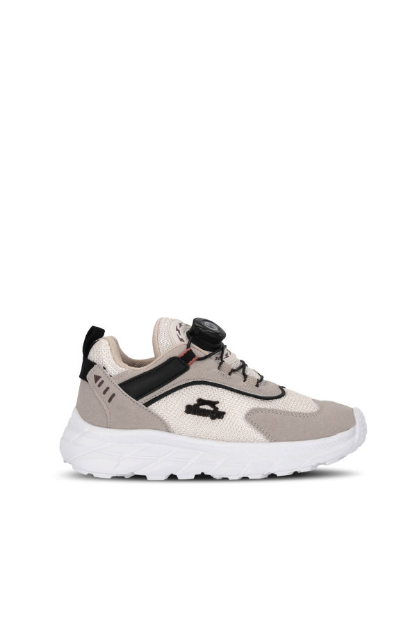 Slazenger KORTECH F Unisex Çocuk Bej / Siyah Günlük Spor Ayakkabısı