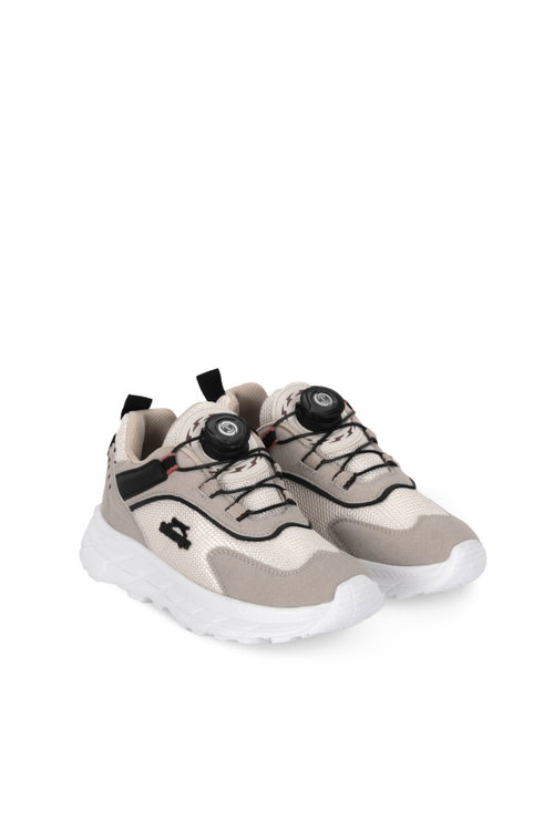 Slazenger KORTECH F Unisex Çocuk Bej / Siyah Günlük Spor Ayakkabısı