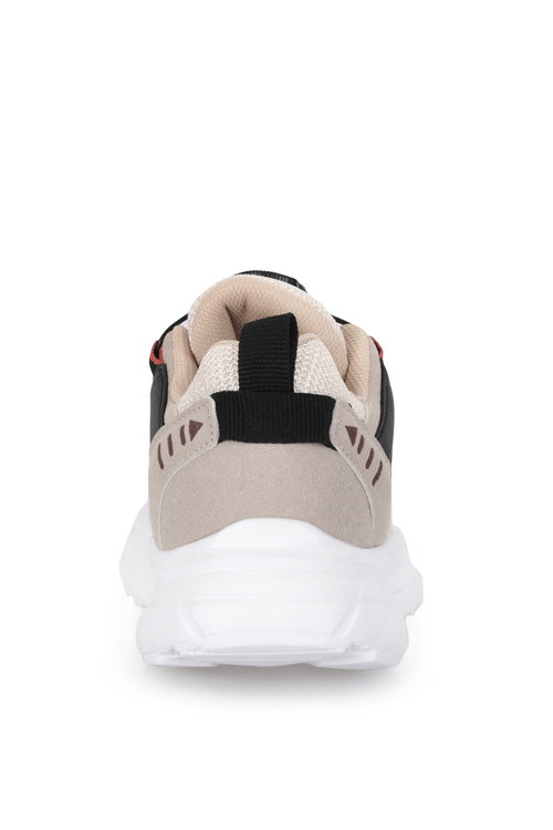 Slazenger KORTECH F Unisex Çocuk Bej / Siyah Günlük Spor Ayakkabısı
