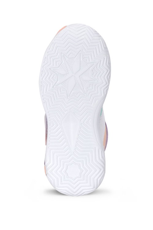 Slazenger KOTHILL F Kız Çocuk Cırt Cırtlı Beyaz / Lila Günlük Spor Ayakkabısı