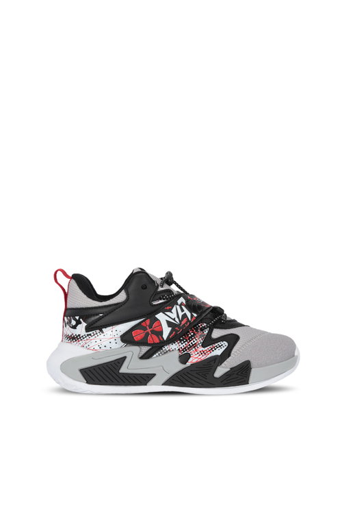 Slazenger KOTHILL F Unisex Çocuk Cırt Cırtlı Gri / Kırmızı Günlük Spor Ayakkabısı