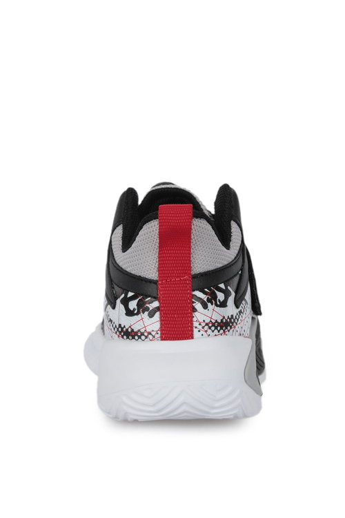 Slazenger KOTHILL F Unisex Çocuk Cırt Cırtlı Gri / Kırmızı Günlük Spor Ayakkabısı