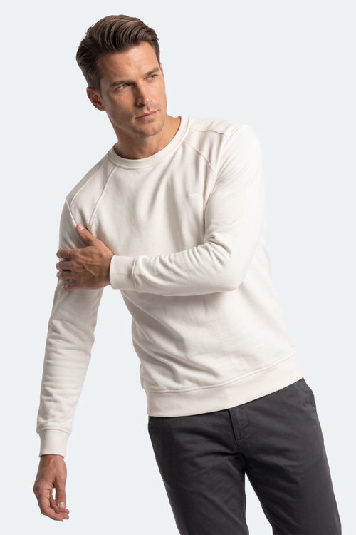 Slazenger KOVAN I Erkek Beyaz Sweatshırt