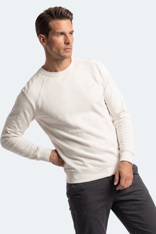 Slazenger KOVAN I Erkek Beyaz Sweatshırt