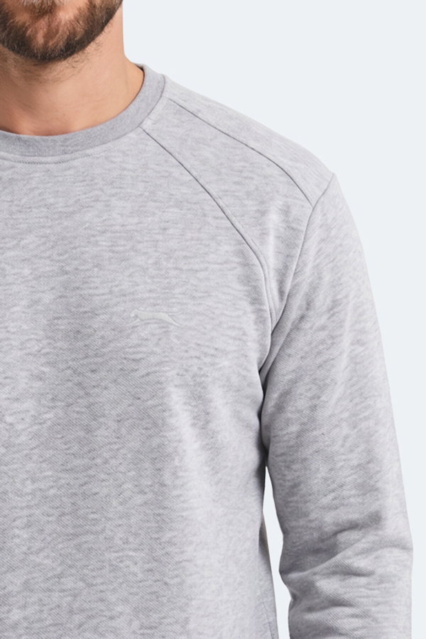 Slazenger KOVAN I Erkek Gri Sweatshırt