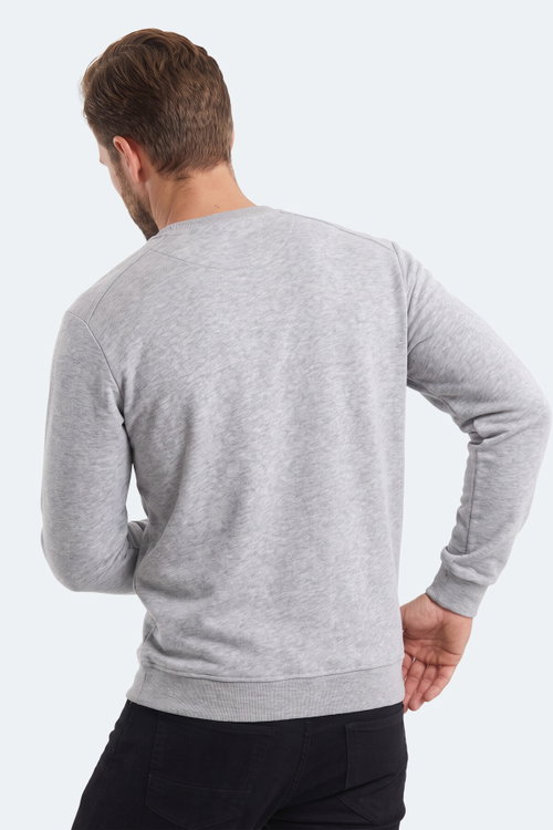 Slazenger KOVAN I Erkek Gri Sweatshırt