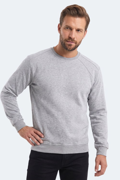 Slazenger KOVAN I Erkek Gri Sweatshırt