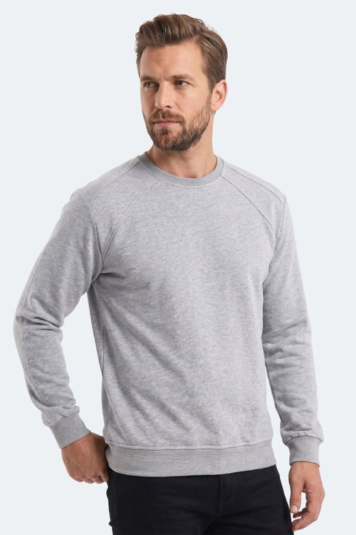 Slazenger KOVAN I Erkek Gri Sweatshırt