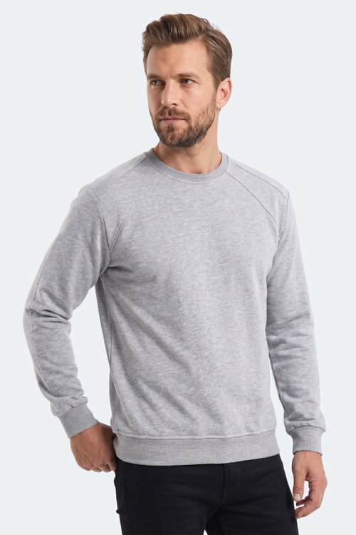 Slazenger KOVAN I Erkek Gri Sweatshırt