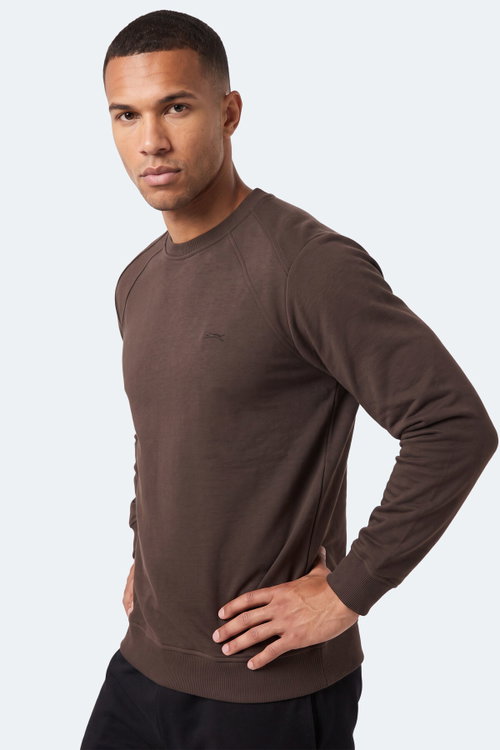 Slazenger KOVAN I Erkek Kahve Sweatshırt