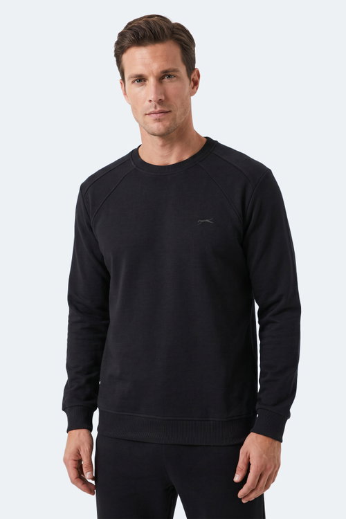 Slazenger KOVAN I Erkek Siyah Sweatshırt