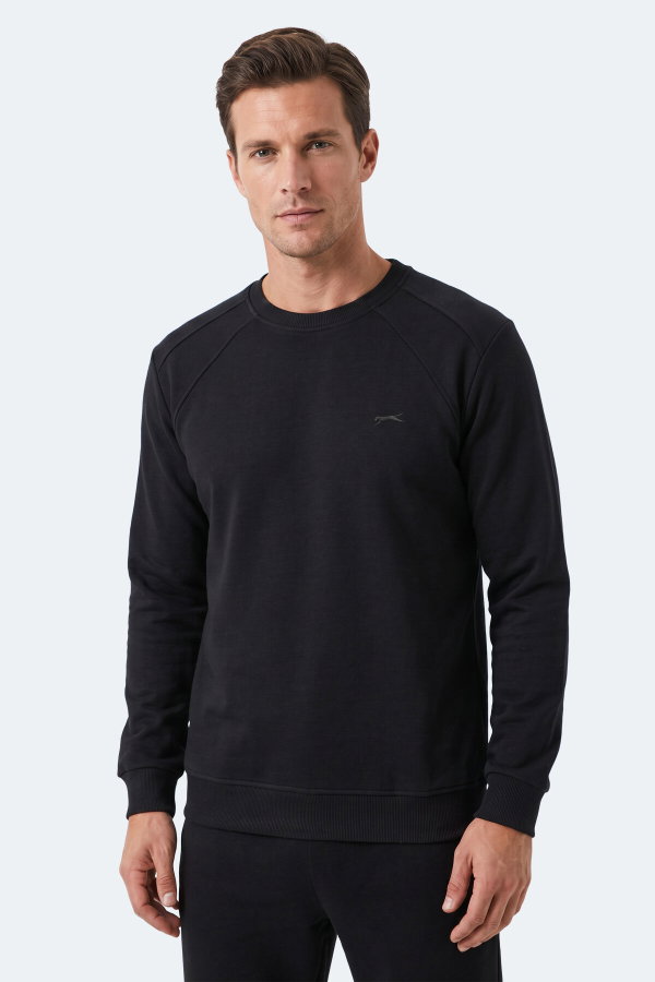 Slazenger KOVAN I Erkek Siyah Sweatshırt