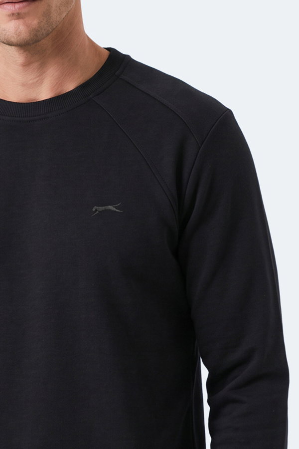 Slazenger KOVAN I Erkek Siyah Sweatshırt