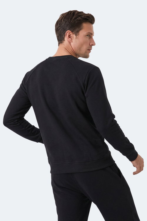 Slazenger KOVAN I Erkek Siyah Sweatshırt