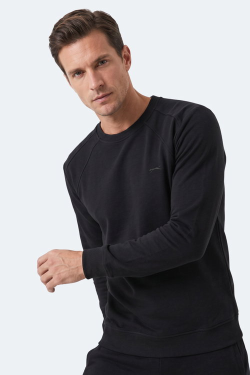 Slazenger KOVAN I Erkek Siyah Sweatshırt