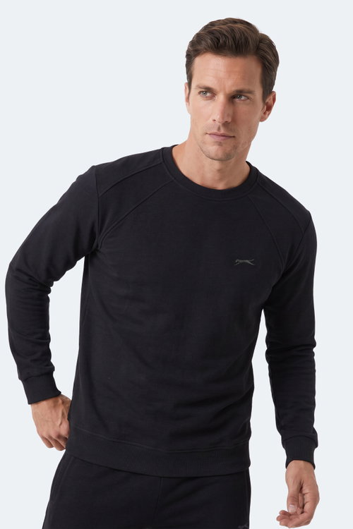 Slazenger KOVAN I Erkek Siyah Sweatshırt