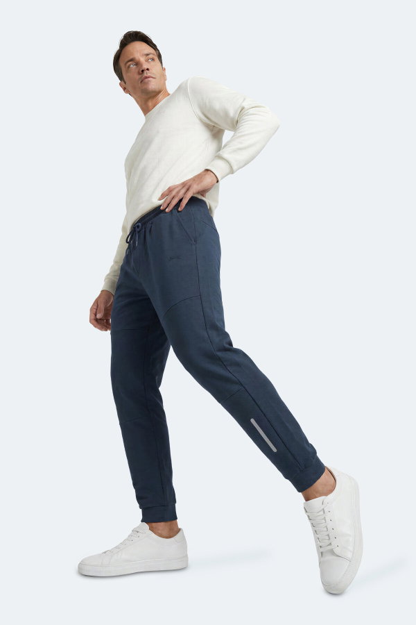 Slazenger KOX I Erkek Cepli Slim Fit Lacivert Eşofman Altı