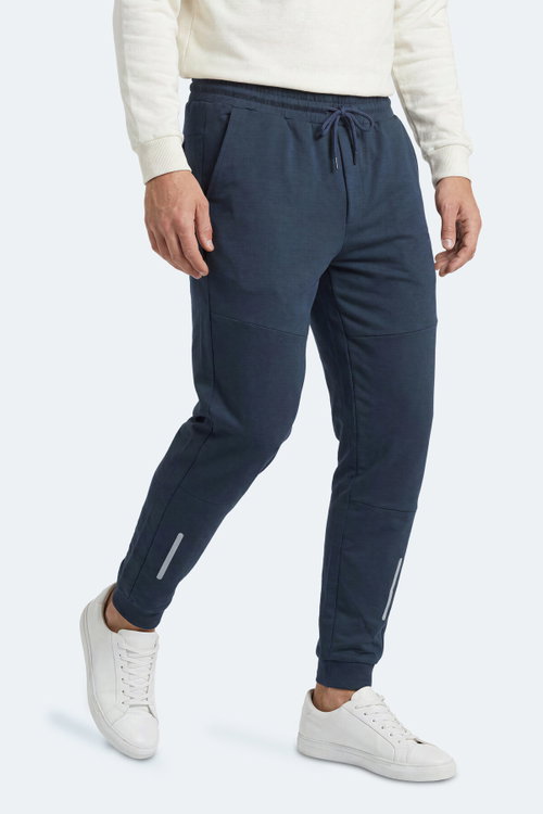 Slazenger KOX I Erkek Cepli Slim Fit Lacivert Eşofman Altı