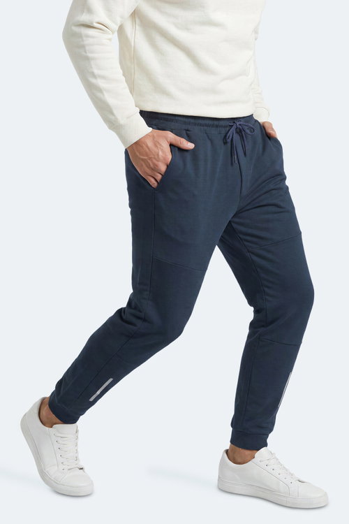 Slazenger KOX I Erkek Cepli Slim Fit Lacivert Eşofman Altı