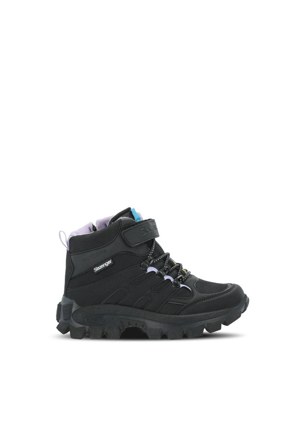 Slazenger KRAKEN I Kız Çocuk Siyah / Mor Bot