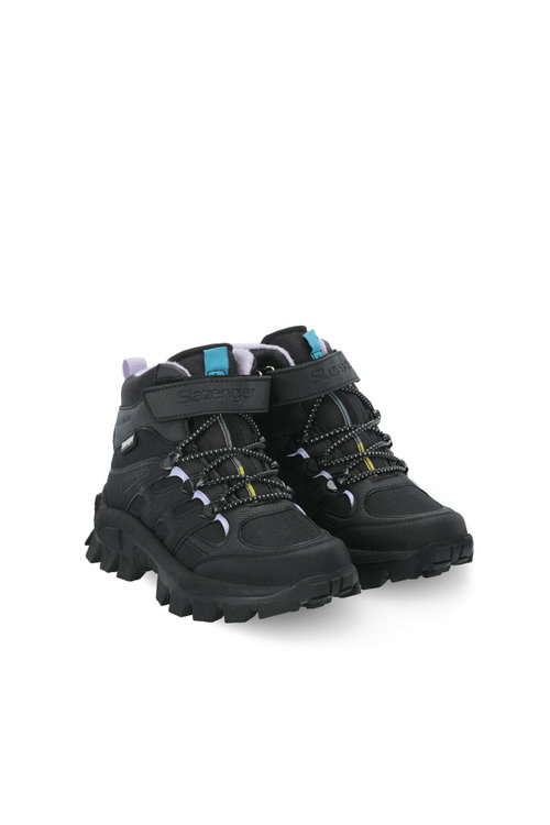 Slazenger KRAKEN I Kız Çocuk Siyah / Mor Bot
