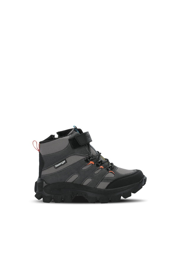 Slazenger KRAKEN I Unisex Çocuk Koyu Gri / Turuncu Bot