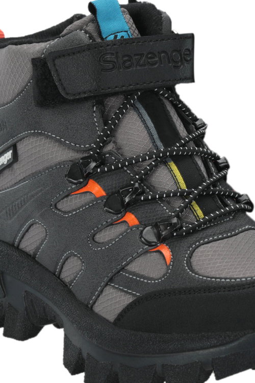 Slazenger KRAKEN I Unisex Çocuk Koyu Gri / Turuncu Bot
