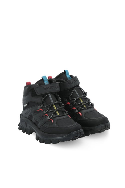 Slazenger KRAKEN I Unisex Çocuk Siyah / Kırmızı Bot