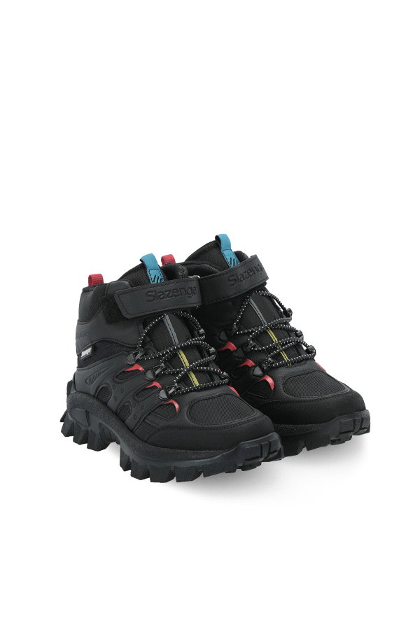 Slazenger KRAKEN I Unisex Çocuk Siyah / Kırmızı Bot