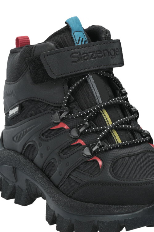 Slazenger KRAKEN I Unisex Çocuk Siyah / Kırmızı Bot