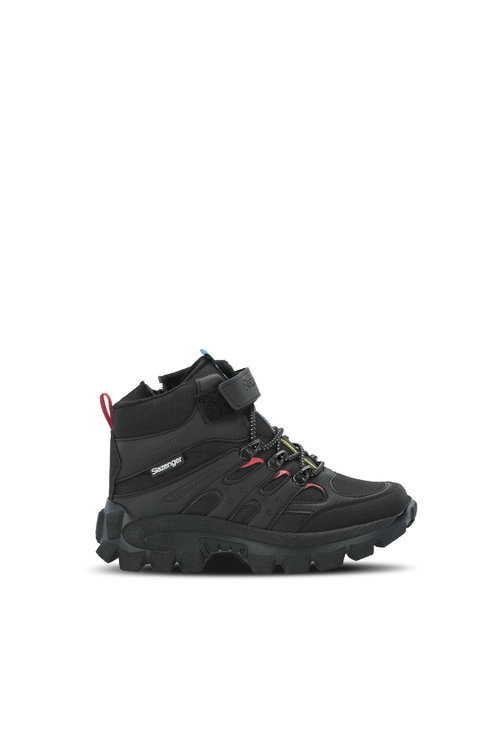 Slazenger KRAKEN I Unisex Çocuk Siyah / Kırmızı Bot