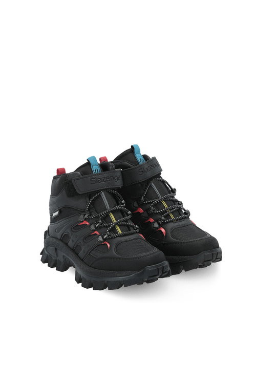 Slazenger KRAKEN I Unisex Çocuk Siyah / Kırmızı Bot