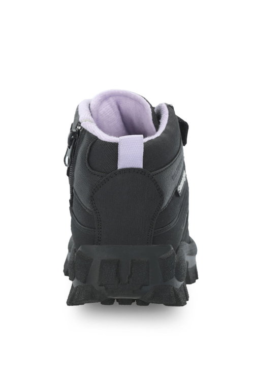 Slazenger KRAKEN I Unisex Çocuk Cırtlı Siyah / Mor Bot