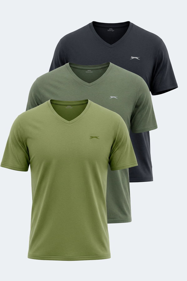 Slazenger KRAKKER 3 lü Set Erkek Tişört