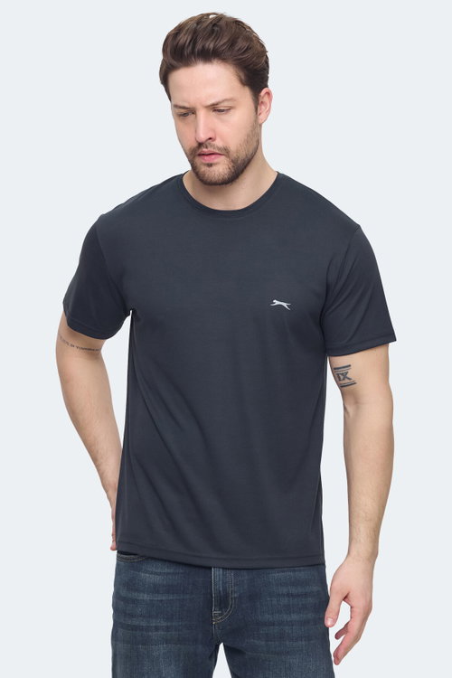 Slazenger KRATER 2 li Set Erkek Koyu Gri - Yeşil Tişört