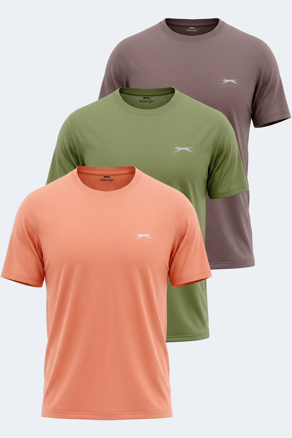 Slazenger KRATER 3 lü Set Erkek Tişört