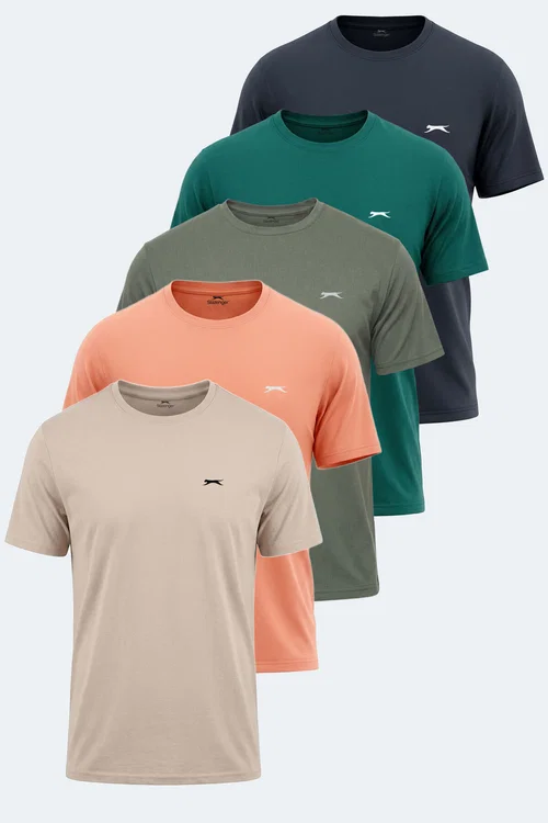 Slazenger KRATER 5 li Set Erkek Tişört