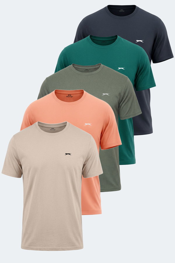 Slazenger KRATER 5 li Set Erkek Tişört