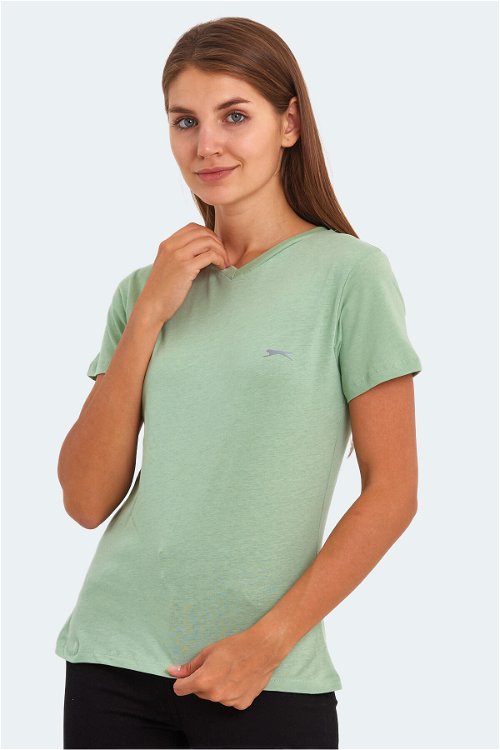 Slazenger KRISTEN I Kadın T-Shirt Açık Yeşil
