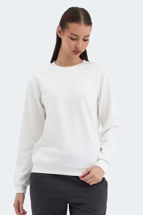 Slazenger KRISTIA I Kadın Ekru Sweatshırt