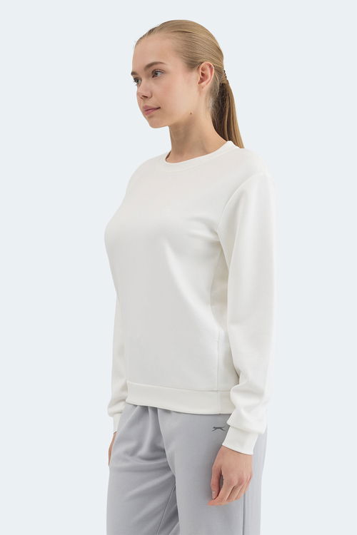 Slazenger KRISTIA I Kadın Ekru Sweatshırt