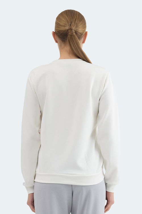 Slazenger KRISTIA I Kadın Ekru Sweatshırt