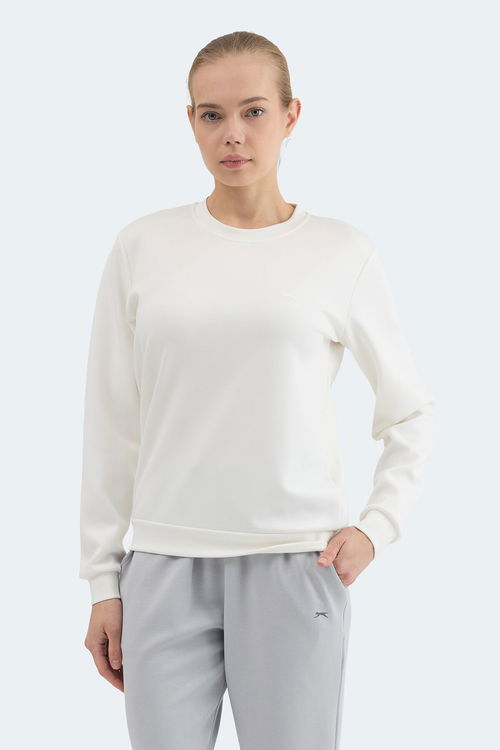 Slazenger KRISTIA I Kadın Ekru Sweatshırt