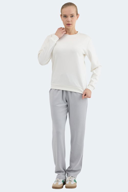 Slazenger KRISTIA I Kadın Ekru Sweatshırt