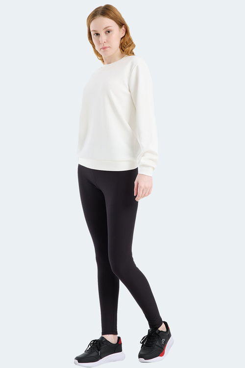 Slazenger KRISTIA I Kadın Ekru Sweatshırt