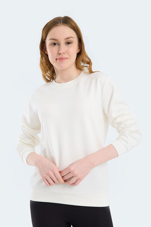 Slazenger KRISTIA I Kadın Ekru Sweatshırt